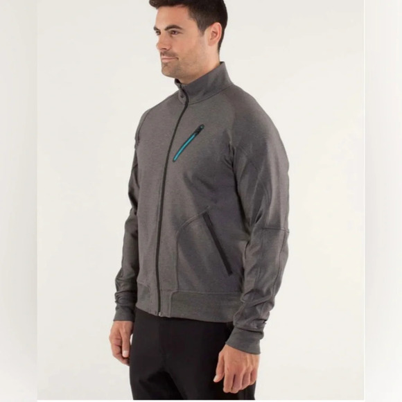 Lululemon Trainer Full- Zip Jacket in Heathered Soot Size L - Picture 10 of 10